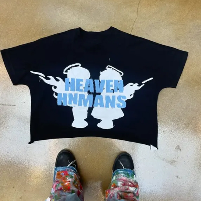 hongfeng produces men's heavy cotton t shirts with durable fabric and modern fashion trends.